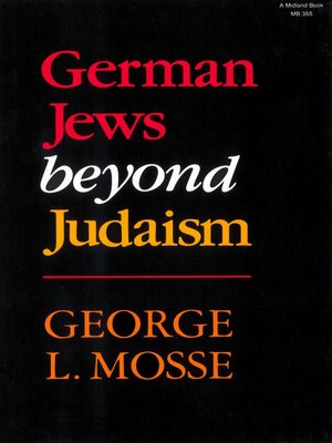 cover image of German Jews beyond Judaism
